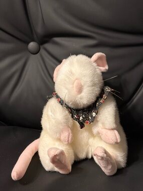 Vintage White Mouse Plush The Heritage Collection Stuffed Animal